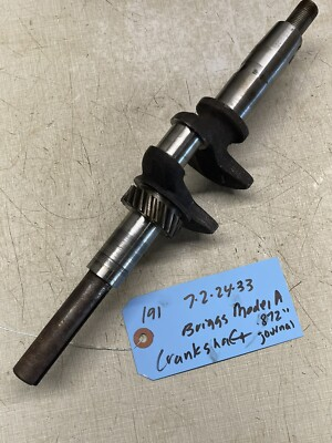 #ad #ad Briggs And Stratton Engine Model A Crankshaft $51.89