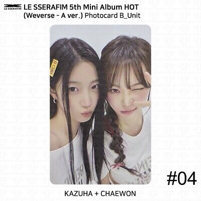 Le Sserafim 5th Mini Album HOT Weverse ver Official Le Sserafim 5th Mini Album HOT Weverse ver Official