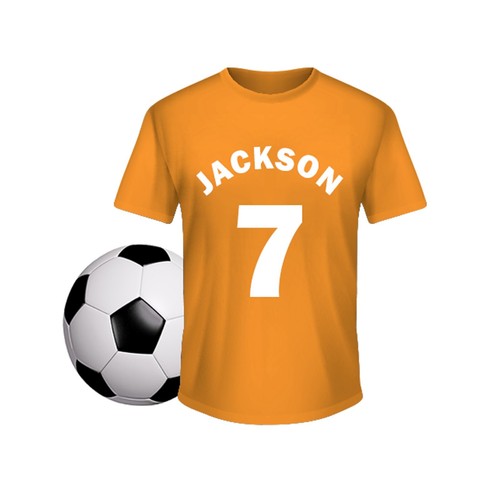 PERSONALISED FOOTBALL WRAPPING PAPER FAN SHIRT NAME AGE GIFT PRESENT WRAP - Picture 19 of 24