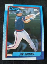 1990 Topps Baseball Card #12 Joe Girardi Rookie RC Chicago Cubs NMMT Free Ship!