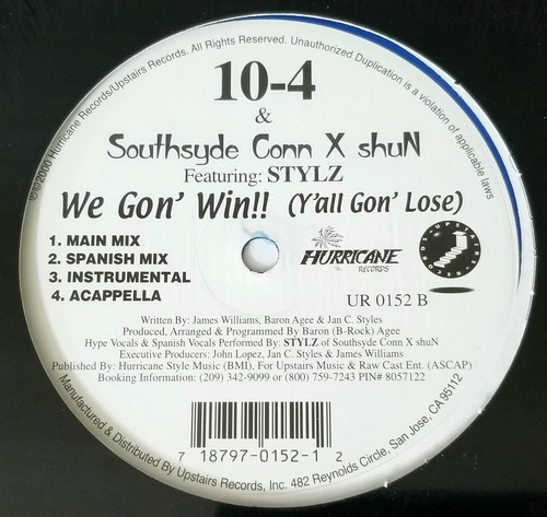 SOUTHSIDE CONN X SHUN SEALED 12" FRIED CHICKEN HIPHOP RAP BLUE COLOR VINYL lp - Picture 5 of 8