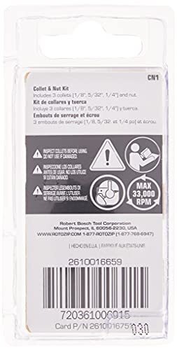 Roto Zip CN1 Replacement Collet and Nut KitSilver - Picture 5 of 5