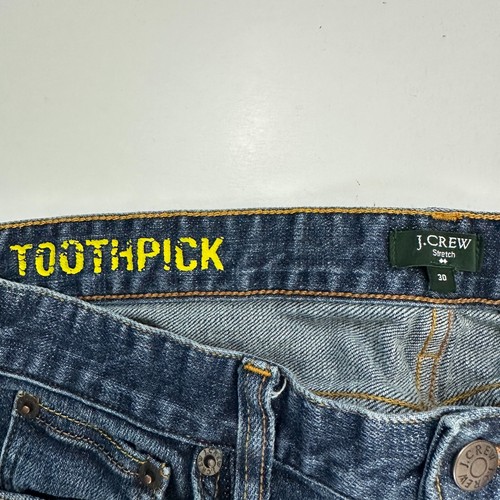 J.Crew Toothpick Crop Damen Gr. 30 Dark Wash Blau Denim Jeans - Bild 3 von 5