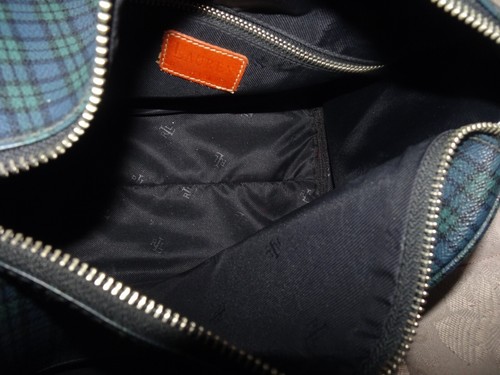 Ralph Lauren Black Watch Plaid Boston Bag - Picture 20 of 23