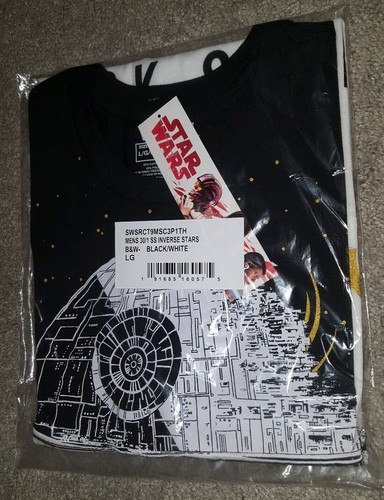 Camiseta Star Wars - Estrella de la Muerte Lado Oscuro Claro (Hombre, Grande) Tie Fighter - Imagen 3 de 7