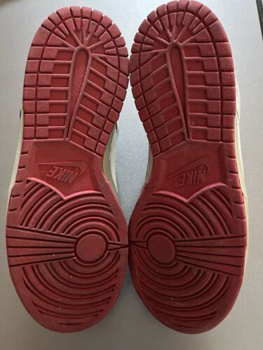 Nike Dunk Low White Obsidian Varsity Red - RARE 2004 - Men’s 9.5 - See Pics - Picture 3 of 7
