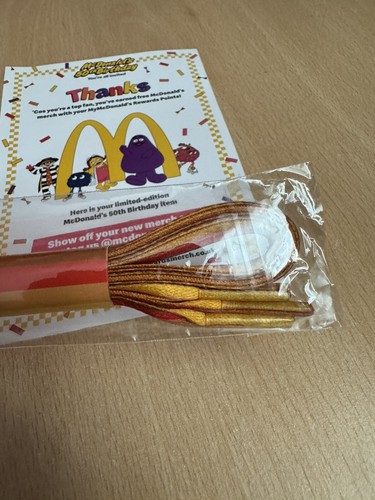 McDonald’s Schnürsenkel 50. Geburtstag selten Limited Edition - Bild 3 von 5