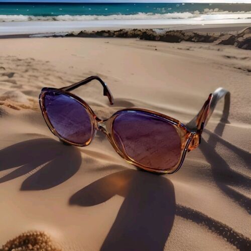 Christian Dior Vintage Yellow Over Sized Sunglasses - Picture 2 of 9