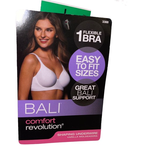 Bali Bra Underwire Shaping Flexible Comfort Revolution Smart Full Coverage 3388 - Picture 65 of 89