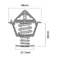 TRIDON Std Thermostat For Holden Apollo JK, JL 08/89-02/93 2.0L 3S-FC,FE - Picture 1 of 1