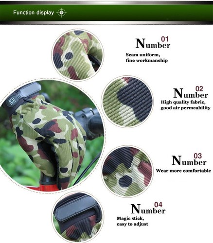 Non Slip Tactical Gloves - Breathable Full Finger Glove Mens Fashion Accessories - Picture 11 of 20