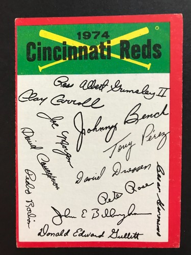 1974 Topps Team Checklist Red Border - Unmarked - You Pick - Multi-Card Discount - Picture 67 of 240