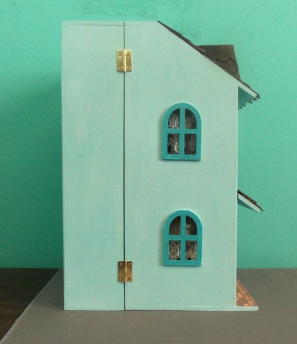 Puppenhaus Miniatur klappbar Carry Dollhouse 2 - Bild 18 von 19