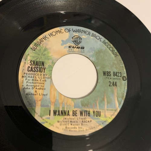 SHAUN CASSIDY 7" 45 RPM "That's Rock 'N' Roll" & "I Wanna Be With You" - Foto 12 di 13
