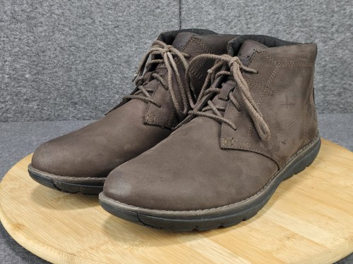 Timberland Edgemont Chukka Boots Men's Size 10 Brown Nubuck Ankle Bootie A14GX - Picture 4 of 10