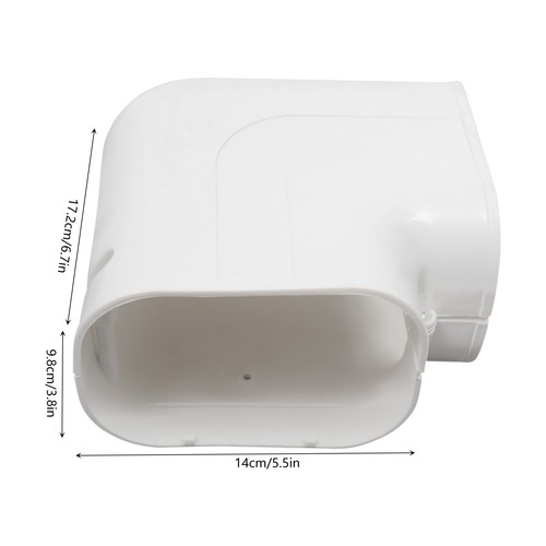 5" 17Ft Air Conditioner PVC Line Set Cover Kit For Split/Central AC & Heat Pump - Picture 8 of 21