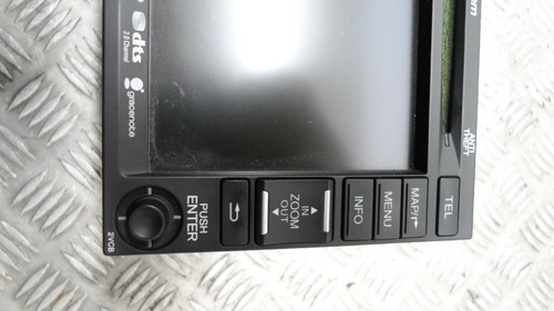 2013 HONDA CIVIC SAT NAV HEAD UNIT 39540-TV0-E510-MA REF6130 - Picture 3 of 9