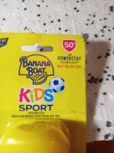 Banana Boat KIDS SPORT STICK protezione solare SPF 50 non correrà negli occhi 0,5 once sigillato - Foto 2 di 5