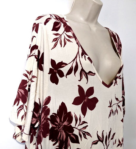 NWT Torrid Super Soft Women's Mini Skater Dress Sz 4X Rayon Blend Stretch Floral - Picture 3 of 11
