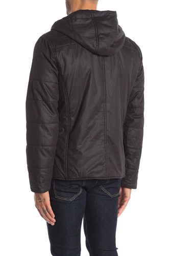 John Varvatos Star USA Men's Black Quilted Puffer Hood Jacket $598 - Picture 3 of 3