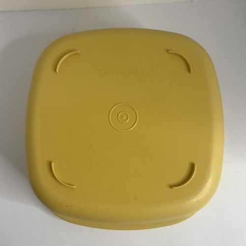 VTG Tupperware Steam N Serve Harvest Gold Bowl 88-12 Lid 889-11 Strainer 887-12 - Picture 5 of 8
