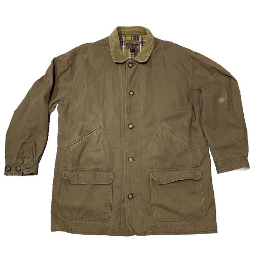 Abrigo de Colección Para Hombre King Louie Granero Tareas de Caza Talla L Grande Forrado - Imagen 1 de 8