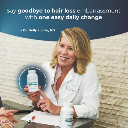 PureHealth Research ReGrow - Hair Growth, Prevent Hair Loss - Biotin, Collagen - Picture 6 of 12