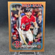 Rob Refsnyder 2024 Topps Series 2 Gold 0297/2024 Boston Red Sox #415