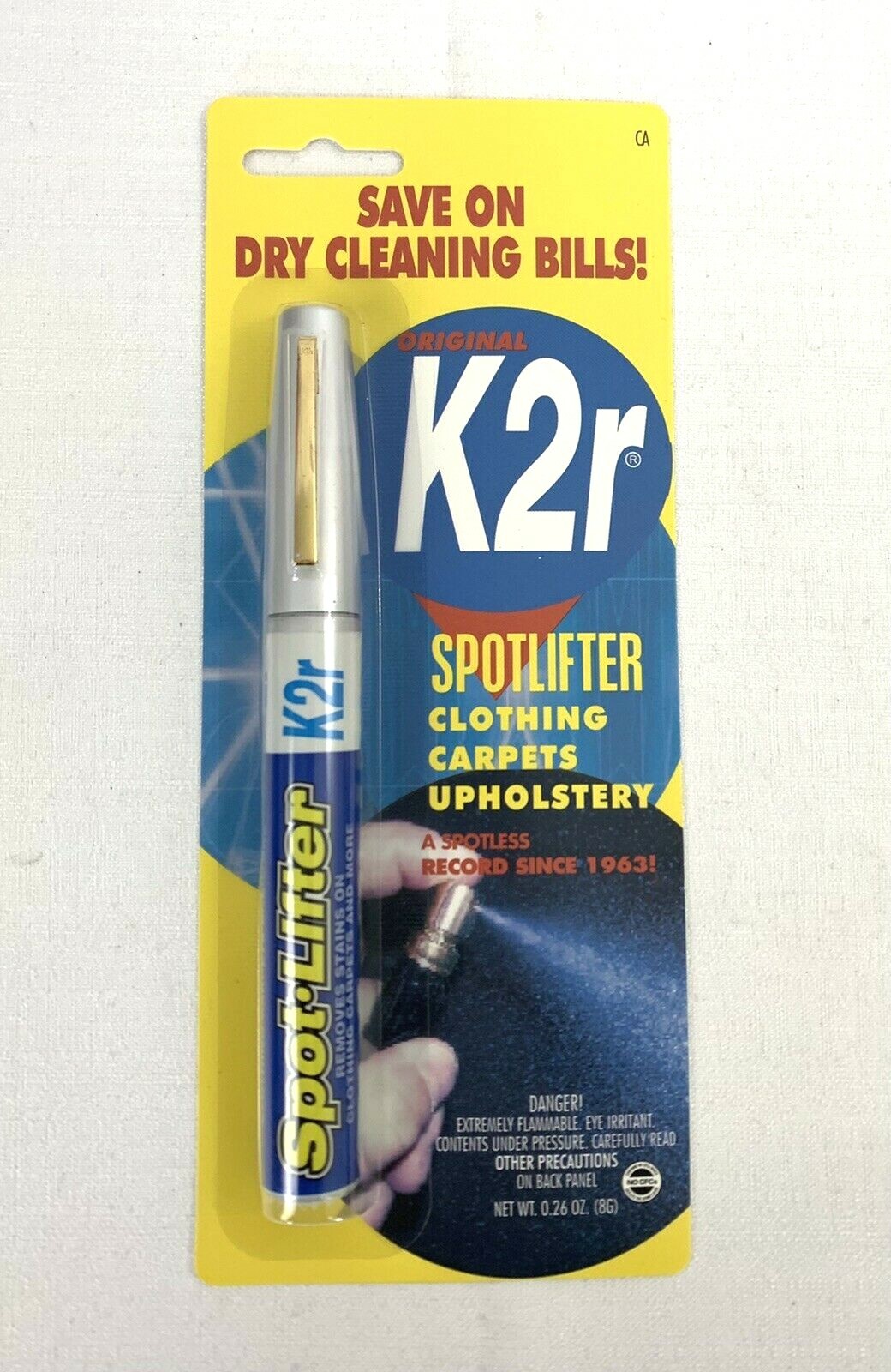 12 K2R Spot Lifter Stain Remover Spray Pen for Clothes Carpet and More