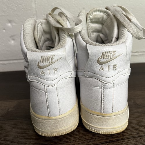 Nike Air Force 1 High White Size 9 Mens Sneakers Shoes 315121-115 - Picture 3 of 13