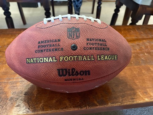 Brandon Pettigrew Signed Official Duke NFL Game Football Psa Dna Coa Lions - Picture 2 of 5