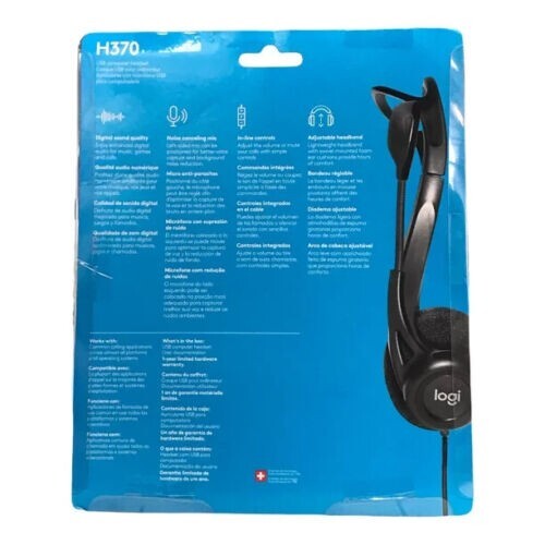 Logitech H370 USB Headset with Noise-Canceling Microphone - Bild 2 von 2