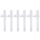 6pcs Universal Water Bottle Drinking Nozzles Straws Silicone Replacement Bottle