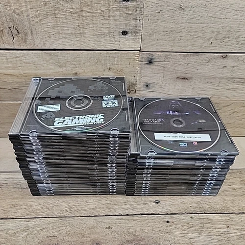 Computer Gaming World and PC Gamer Demo Disc Lot Of 45 CD ROM