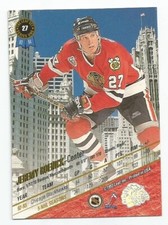 JEREMY ROENICK 1993-94 LEAF CARD NEAR MINT+ CONDITION