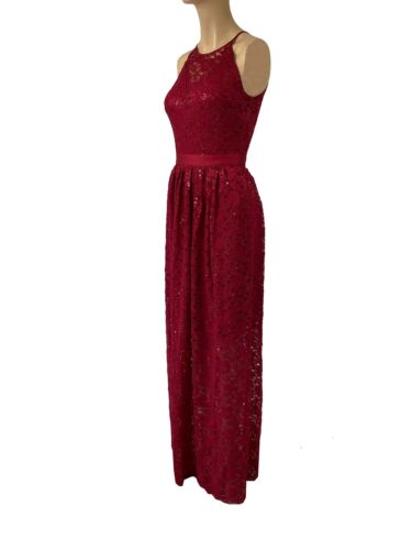 SWING Damen Kleid A-Linien-Kleid Spitze Cocktailkleid Abendkleid Rot Gr. 34 NEU - Bild 2 von 4