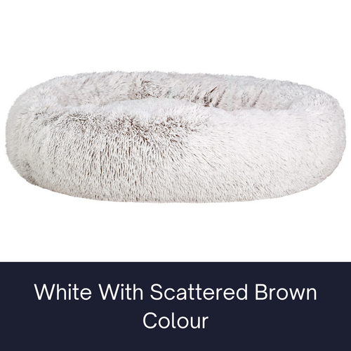 Pet Bed Dog Cat Calming Bed Extra Large 110cm White Sleeping Comfy Washable AU - Picture 8 of 13