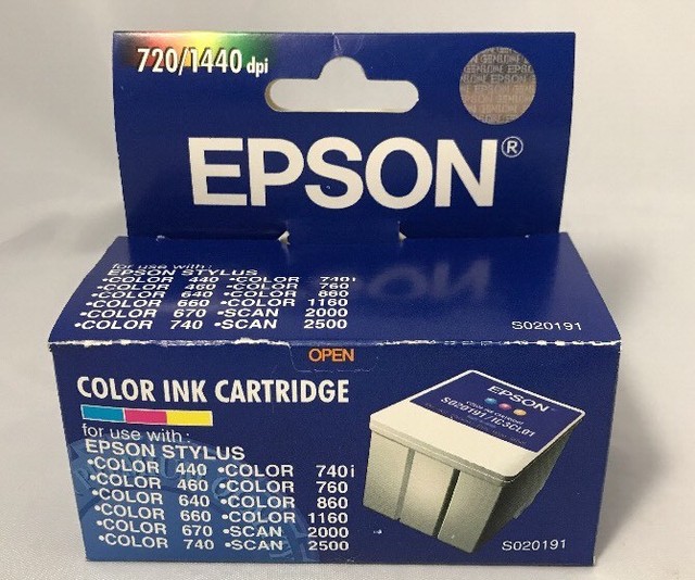 Epson S020191 Color Ink Cartridge