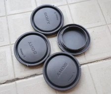 3x Rear Lens Cap+ 1x Body Cap Cover Dust Protection for Sony E-mount NEX NEX-3