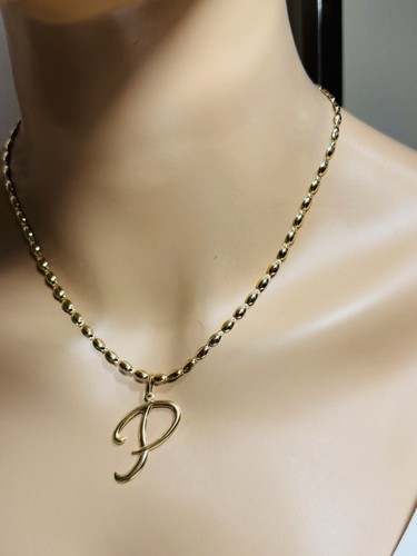 Pure Solid 18K 750 Dubai Gold Oval Link P Necklace 17.5 -18 Inch 9.5G 4mm - Picture 20 of 23