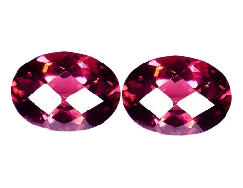 2 Pcs 18-20 Cts Natural Sapphire Oval Faceted Loose Certified Gemstone - Imagen 1 de 12