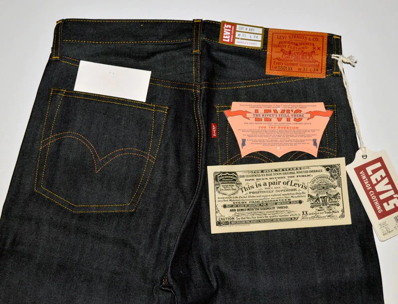 LVC Levi's Vintage Clothing 1944 501 XX Jeans Rigid Various Sizes Made in  Japan