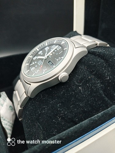 Seiko 5 Sport Automatik 42mm SNZG13 Field watch 7S36-03J0 Full Set sehr schön - Bild 4 von 14
