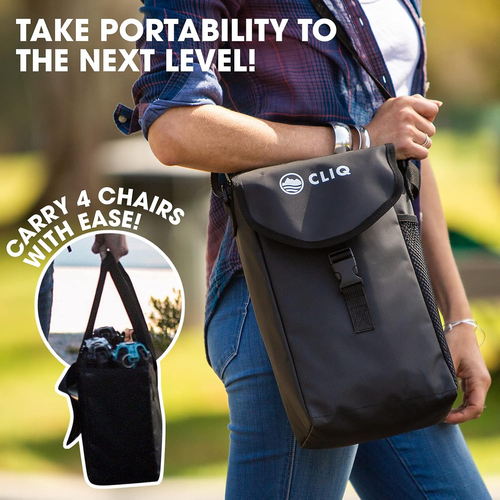 Waterproof Chair Bag - Holds 4 Folding Chairs - Perfect for Camping and Other Ou - Picture 4 of 6