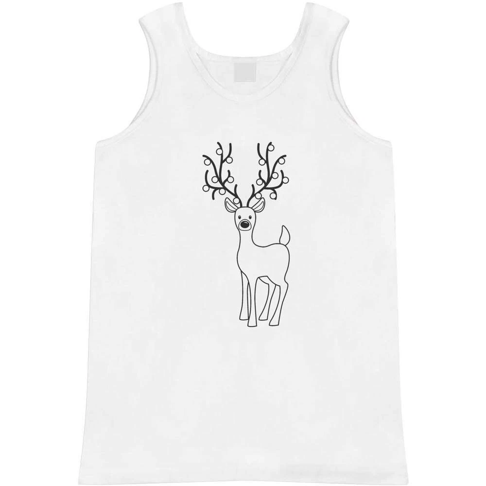 Christmas Reindeer Adult Vest Tank Top AV022663 eBay