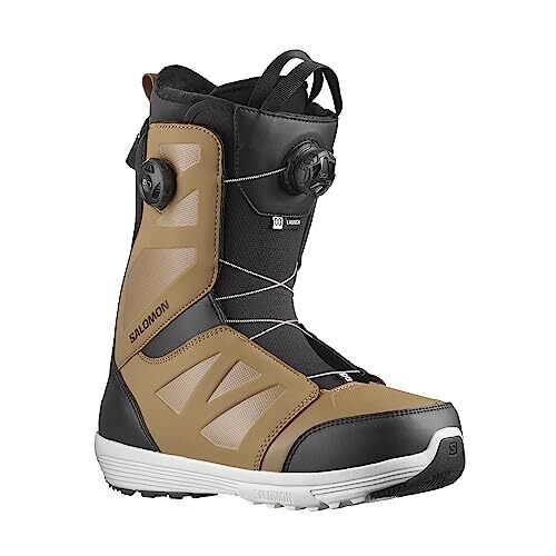 Stivali da snowboard Salomon Launch Boa SJ nuovi 2024 tinta seppia nero 28 5!