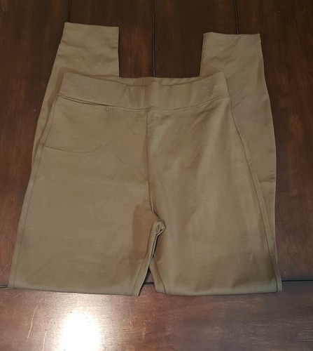 Mujer American Giant NO-BS Pantalón de tiro alto Talla 6 Verde Oliva Leggings - Imagen 8 de 9