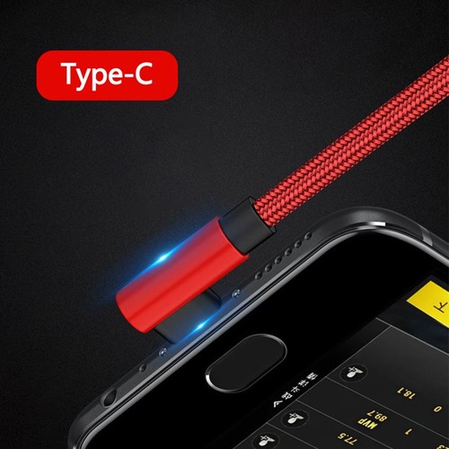 6A Quick Charge 4.0 PD 66W Right Angle Fast Charging USB A to USB Type C Cable - Photo 3 sur 8