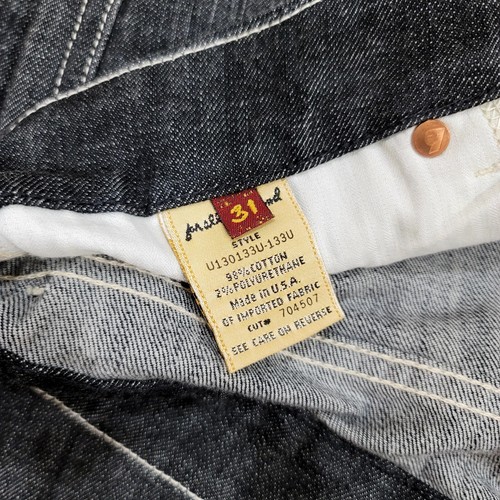 7FAM Size 31 Distressed A-Pocket Swarovski Jeweled Low Rise Flare Jeans U130133 - Picture 10 of 12