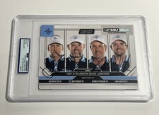 Majesticks Panini Liv Golf Signed 3x5 Card Ian Poulter Westwood Stenson PSA COA